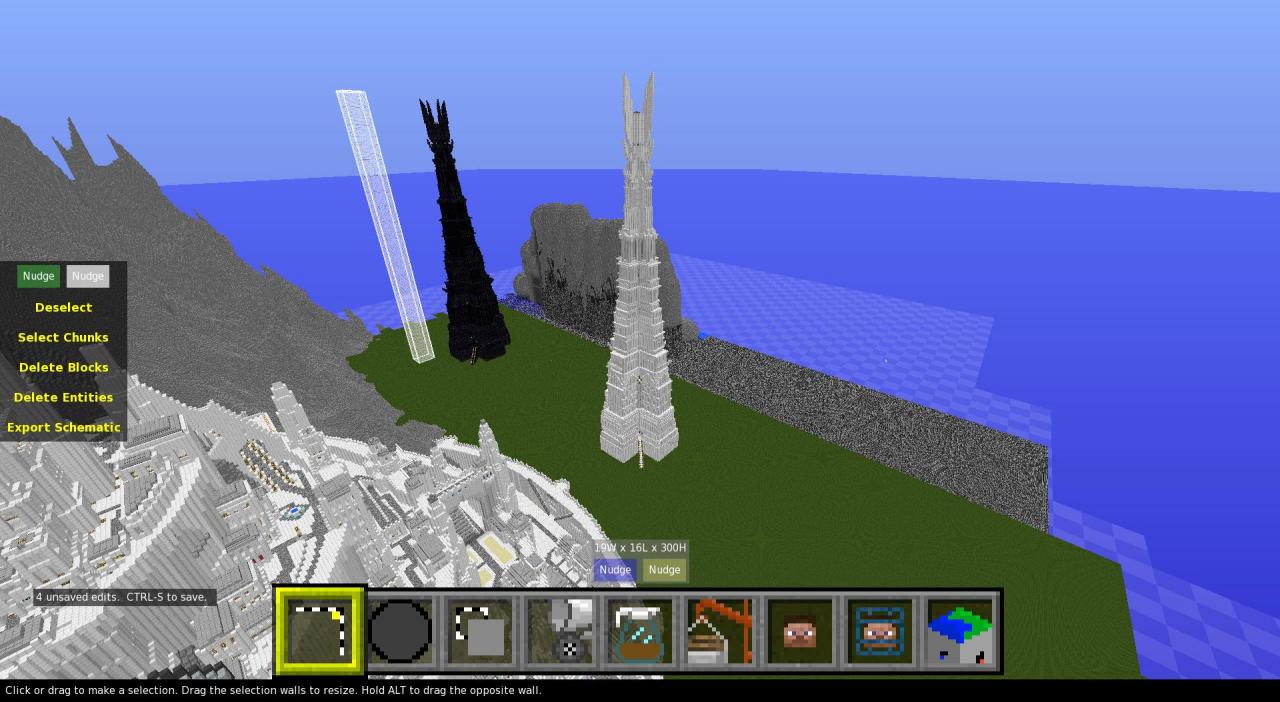 A copy of Isengard I doodled with...